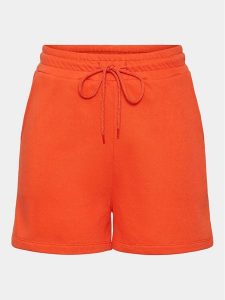 Pieces Szorty sportowe Chilli Summer 17118868 Pomarańczowy Regular Fit. Brązowe spodenki sportowe Pieces, xs, bez wzorów, z bawełny. Za 49,99 zł.