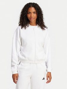 Adidas Bluza Essentials Contemporary Logo JD9966 Biały Loose Fit. Białe bluzy ADIDAS, l, bez wzorów, z bawełny, bez kaptura. Za 169,99 zł.