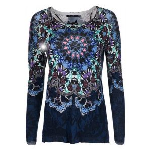 Desigual Sweter Damski Munich S, Ciemnoniebieski. Swetry klasyczne marki Desigual. W wyprzedaży za 277,00 zł.