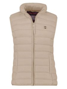 ANAPURNA Kamizelka pikowana "Vakitalana" w kolorze beżowym rozmiar: XXL. Brązowe kamizelki ANAPURNA, xxl, bez wzorów, bez kołnierzyka, bez ramiączek, bez kaptura. Za 113,99 zł.