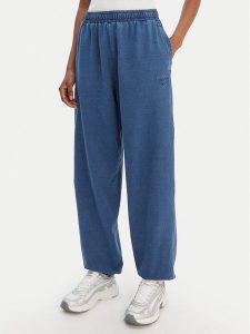 Reebok Spodnie dresowe Tenley RK25488CCW Niebieski Regular Fit. Niebieskie spodnie dresowe Reebok, l, bez wzorów, z bawełny. Za 299,99 zł.