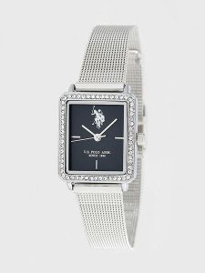 U.S. Polo Assn. Zegarek kwarcowy w kolorze srebrno-czarnym rozmiar: onesize. Szare, analogowe zegarki U.S. Polo Assn. Za 173,99 zł.