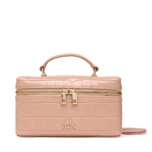Torebka Furla. Czerwone kuferki Furla, bez wzorów, bez dodatków. Za 1 039,00 zł.