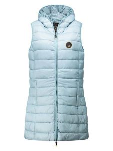 Geographical Norway Kamizelka pikowana "Vatikamap" w kolorze błękitnym rozmiar: XXL. Niebieskie kamizelki Geographical Norway, xxl, bez wzorów, bez kołnierzyka, bez ramiączek, bez kaptura. Za 130,99 zł.