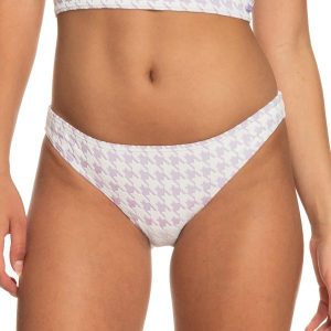 Dół od stroju kąpielowego ROXY Check It Moderate. Czerwone bikini Roxy, bez wzorów. Za 79,99 zł.