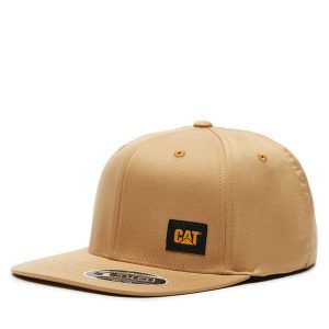 Czapka z daszkiem CAT Footwear. Brązowe czapki CAT Footwear, bez wzorów. Za 149,99 zł.