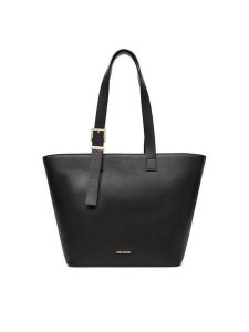 Gino Rossi Torebka C-AYSHA-KQ78 Czarny. Czarne shopper bag Gino Rossi, bez wzorów, z materiału, bez dodatków. Za 329,99 zł.