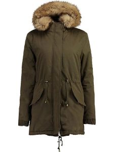 Geographical Norway Parka "Ampuria" w kolorze khaki rozmiar: XL. Brązowe kurtki Geographical Norway, xl, bez wzorów, bez kaptura. Za 245,96 zł.