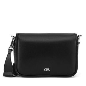 Torba GINO ROSSI. Czarne listonoszki Gino Rossi, bez wzorów, bez dodatków. Za 107,99 zł.