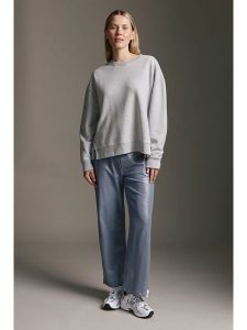 Cotton Candy Bluza w kolorze jasnoszarym rozmiar: M. Szare bluzy Cotton Candy, m, bez wzorów, bez kaptura. Za 156,61 zł.