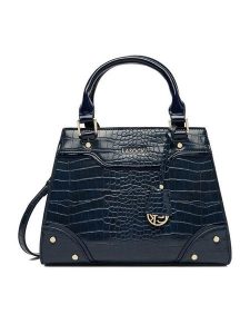 Lasocki Torebka CEO-LSK-M-005-09 Granatowy. Niebieskie torebki klasyczne Lasocki, bez wzorów, z materiału, bez dodatków. Za 179,99 zł.