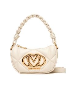 LOVE MOSCHINO Torebka JC4189PP0NLC0110 Écru. Torebki klasyczne LOVE MOSCHINO, bez wzorów, ze skóry, bez dodatków. Za 669,99 zł.