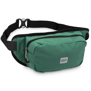 Saszetka sportowa nerka Spokey Drago. Zielone nerki i saszetki Spokey, bez wzorów, z materiału. Za 36,99 zł.