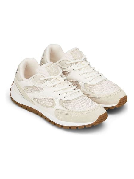 Marc O´Polo Skórzane sneakersy w kolorze biało-beżowym rozmiar: 38. Białe trampki bez wzorów, bez zapięcia. Za 202,03 zł.
