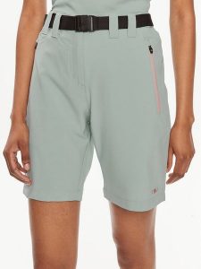 CMP Szorty sportowe 3T51146 Zielony Regular Fit. Zielone spodenki sportowe CMP, bez wzorów, z syntetyku, trekkingowe. Za 199,99 zł.