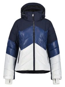 LUHTA Kurtka zimowa "Lammasoaivi" w kolorze granatowo-białym rozmiar: 40. Białe kurtki Luhta, na zimę, bez wzorów, z puchu, bez kaptura. Za 565,65 zł.