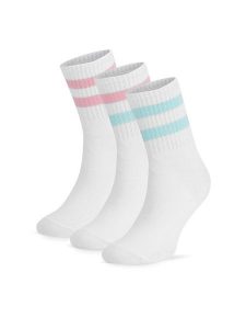 Sprandi Skarpety krótkie 0UB-003-AW24 (3-PACK) Różowy. Czerwone skarpetki Sprandi, bez wzorów, z bawełny. Za 24,99 zł.