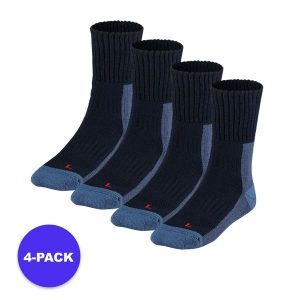 Skarpety do chodzenia unisex – Multi Blue – 4 pary. Niebieskie skarpetki XTREME, bez wzorów, z elastanu. Za 228,29 zł.