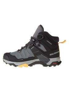 SALOMON Buty turystyczne "X Ultra 4 Mid Winter" w kolorze szaro-czarnym rozmiar: 40. Czarne buty trekkingowe Salomon, z materiału, bez zapięcia. Za 461,21 zł.