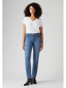 Levi's Dżinsy - Slim fit - w kolorze niebieskim rozmiar: W28/L30. Niebieskie jeansy Levi's®, z aplikacjami. Za 219,08 zł.
