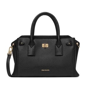 Torebka GINO ROSSI. Czarne kuferki Gino Rossi, bez wzorów, bez dodatków. Za 329,99 zł.