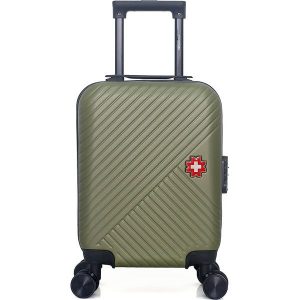 SWISS KOPPER Walizka "Spiez" w kolorze khaki - 32 x 42 x 20 cm rozmiar: onesize. Brązowe walizki SWISS KOPPER, bez wzorów, z materiału. Za 108,99 zł.