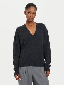 Kontatto Sweter 3M0177 Szary Regular Fit. Szare swetry klasyczne Kontatto, m, z syntetyku, bez kołnierzyka. Za 279,99 zł.