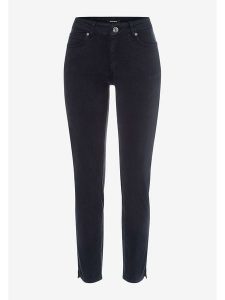 More & More Dżinsy w kolorze czarnym rozmiar: 40. Czarne jeansy More & More, z aplikacjami, ze skóry. Za 109,00 zł.