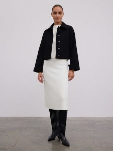 BGN Spódnica w kolorze białym rozmiar: 34. Białe spódnice BGN, na co dzień, bez wzorów, midi. Za 78,99 zł.