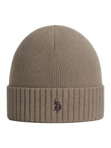 U.S. Polo Assn. Czapka w kolorze karmelowym rozmiar: onesize. Brązowe czapki U.S. Polo Assn., bez wzorów, z kaszmiru. Za 104,39 zł.