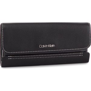 Duży Portfel Damski CALVIN KLEIN - Slide Trifold Tr K60K605100 001. Portfele marki Calvin Klein. Za 229,00 zł.