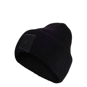 Czapka Cuffed. Czarne czapki ADIDAS, bez wzorów, z materiału, eleganckie. Za 129,00 zł.