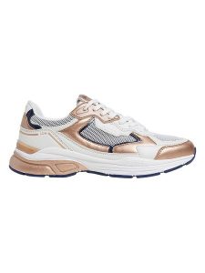 Pepe Jeans FOOTWEAR Sneakersy "Dave Metal" w kolorze biało-beżowym rozmiar: 40. Białe trampki Pepe Jeans FOOTWEAR, bez wzorów, z jeansu, bez zapięcia. Za 272,31 zł.