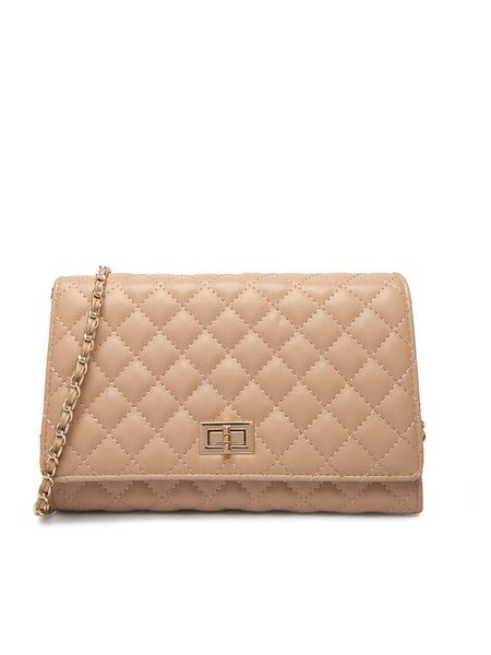 Badura Torebka TYL00500 Beżowy. Brązowe torebki klasyczne Badura, bez wzorów, z materiału, bez dodatków. Za 129,99 zł.