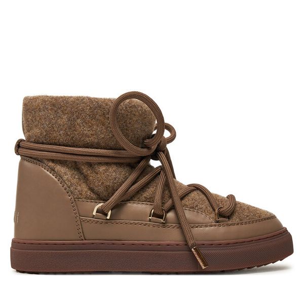 Śniegowce Inuikii. Brązowe buty zimowe Inuikii, bez obcasa, bez zapięcia. Za 909,99 zł.