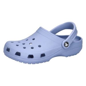 Klapki Crocs Classic Sabot U Dorośli. Niebieskie klapki Crocs, bez wzorów, z materiału, bez obcasa. Za 314,99 zł.