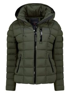 Geographical Norway Kurtka pikowana "Bastia" w kolorze khaki rozmiar: XL. Brązowe kurtki Geographical Norway, xl, bez wzorów, bez kaptura. Za 207,39 zł.