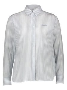 Pepe Jeans Koszula w kolorze błękitno-białym rozmiar: XL. Białe koszule Pepe Jeans, xl, bez wzorów, z bawełny, bez kołnierzyka, bez ramiączek. Za 146,95 zł.