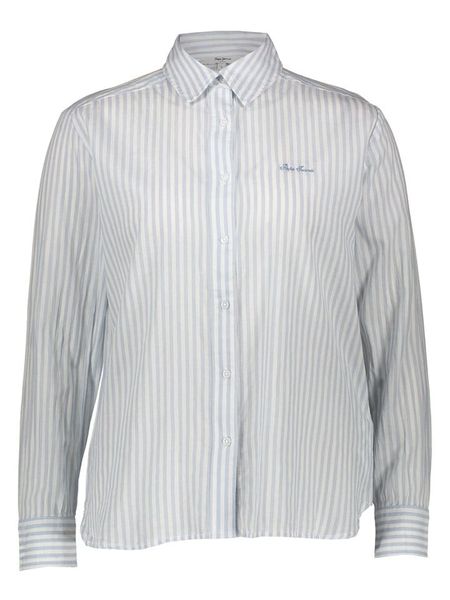 Pepe Jeans Koszula w kolorze błękitno-białym rozmiar: XL. Białe koszule Pepe Jeans, xl, bez wzorów, z bawełny, bez kołnierzyka, bez ramiączek. Za 113,90 zł.