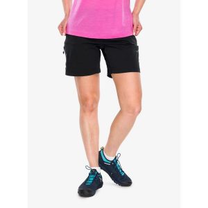 Spodenki turystyczne damskie Haglofs L.I.M Fuse II Shorts. Czarne szorty Haglöfs, bez wzorów, sportowe. Za 214,99 zł.