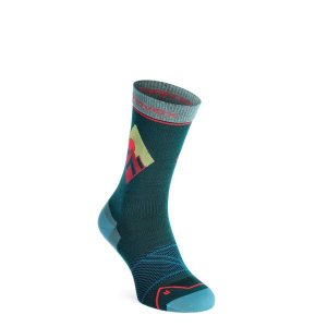 Skarpety merino damskie Ortovox Alpine Light Comp Mid Socks. Zielone skarpetki ORTOVOX, bez wzorów. Za 90,99 zł.