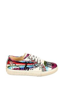 Streetfly Sneakersy w kolorze beżowym ze wzorem rozmiar: 41. Brązowe trampki Streetfly, bez wzorów, z materiału, bez zapięcia. Za 158,10 zł.