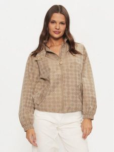 Guess Kurtka przejściowa V4BQ24 WGLW2 Brązowy Regular Fit. Brązowe kurtki Guess, s, z aplikacjami, z syntetyku, bez kaptura. Za 569,99 zł.