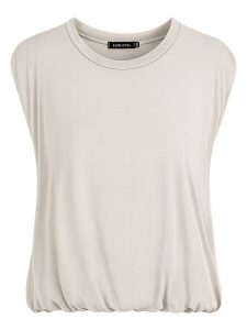 Sublevel Top w kolorze beżowym rozmiar: L/XL. Brązowe topy Sublevel, l, bez wzorów, bez kołnierzyka, bez ramiączek. Za 113,90 zł.