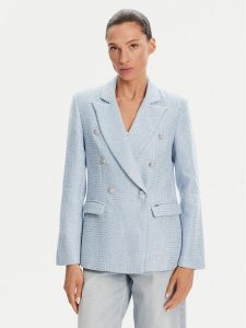 Gaudi Marynarka 511FD35008 Błękitny Regular Fit. Niebieskie marynarki i żakiety Gaudi, bez wzorów, z wiskozy. Za 549,99 zł.