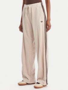 Adidas Spodnie dresowe Terry Towel Firebird KQ6661 Beżowy Loose Fit. Brązowe spodnie dresowe ADIDAS, xs, bez wzorów, z bawełny. Za 349,99 zł.