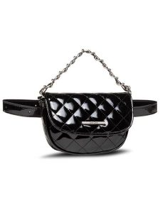 DeeZee Saszetka nerka RC18473 Czarny. Czarne nerki i saszetki DeeZee, bez wzorów, ze skóry, bez dodatków. Za 40,49 zł.