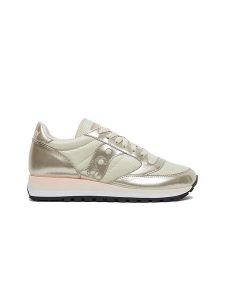 Saucony Skórzane sneakersy w kolorze złoto-beżowym rozmiar: 38. Brązowe trampki Saucony, bez wzorów, bez zapięcia. Za 308,18 zł.