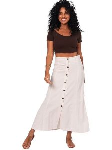 Aller Simplement Spódnica w kolorze białym rozmiar: 40. Białe spódnice Aller Simplement, na co dzień, bez wzorów, maxi. Za 122,96 zł.