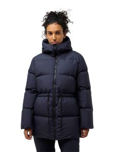 Jack Wolfskin Kurtka puchowa w kolorze granatowym rozmiar: S. Niebieskie kurtki Jack Wolfskin, s, bez wzorów, z puchu, bez kaptura. Za 549,06 zł.